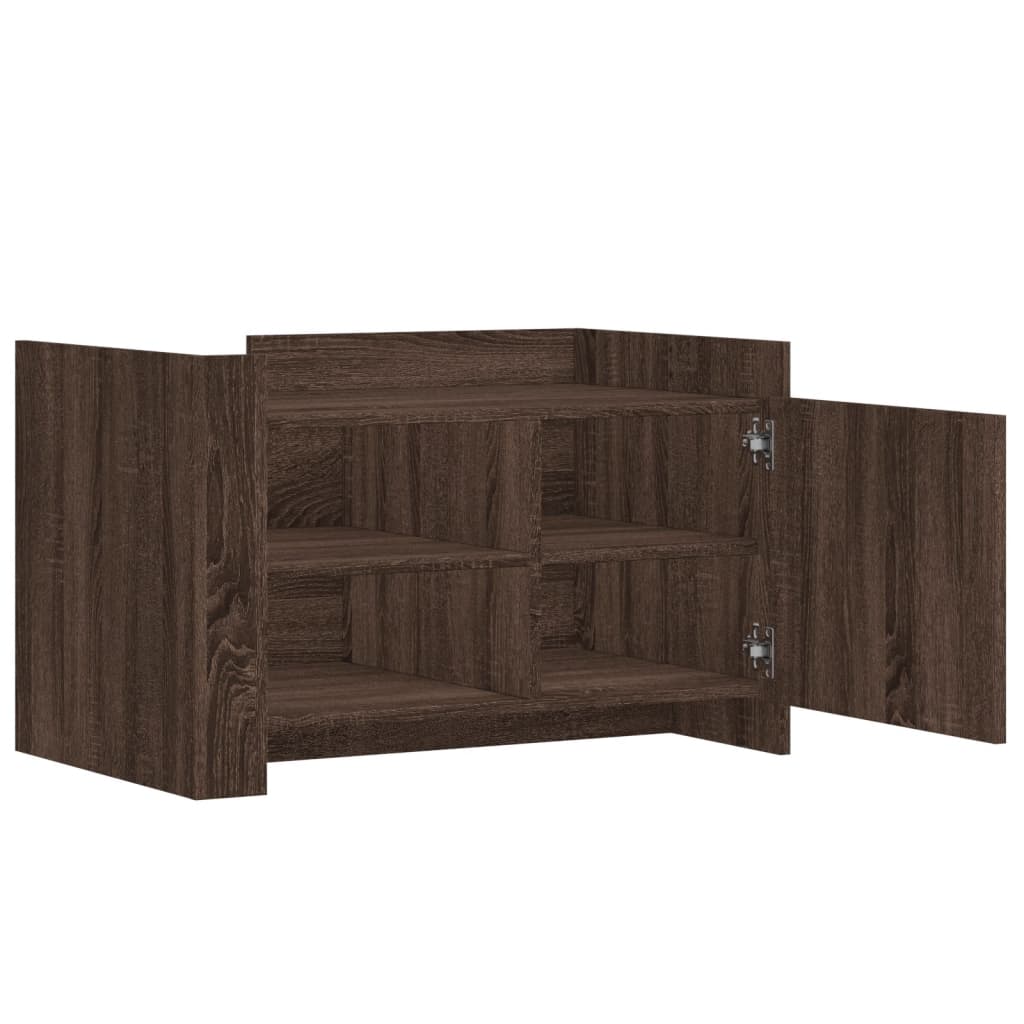 Coffee Table 80X50X50 Cm Engineered Wood