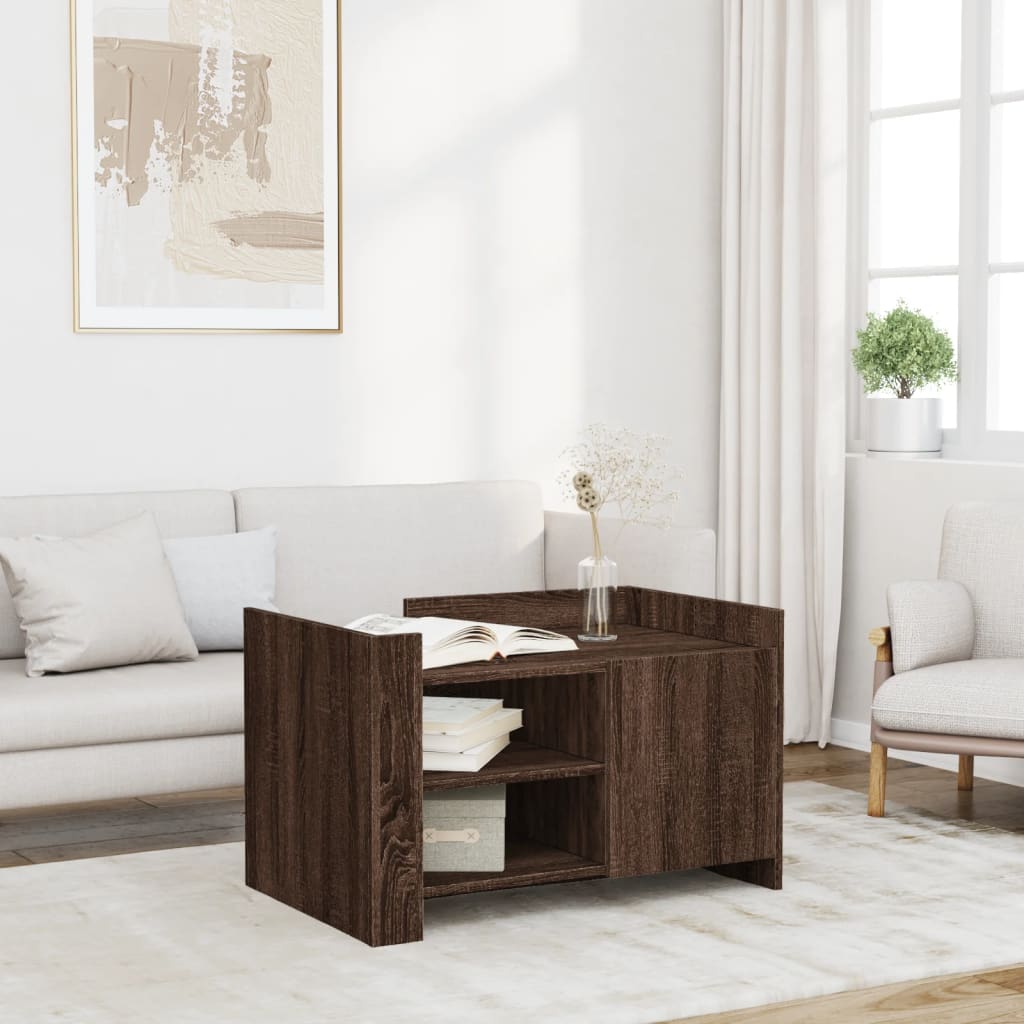 Coffee Table 80X50X50 Cm Engineered Wood