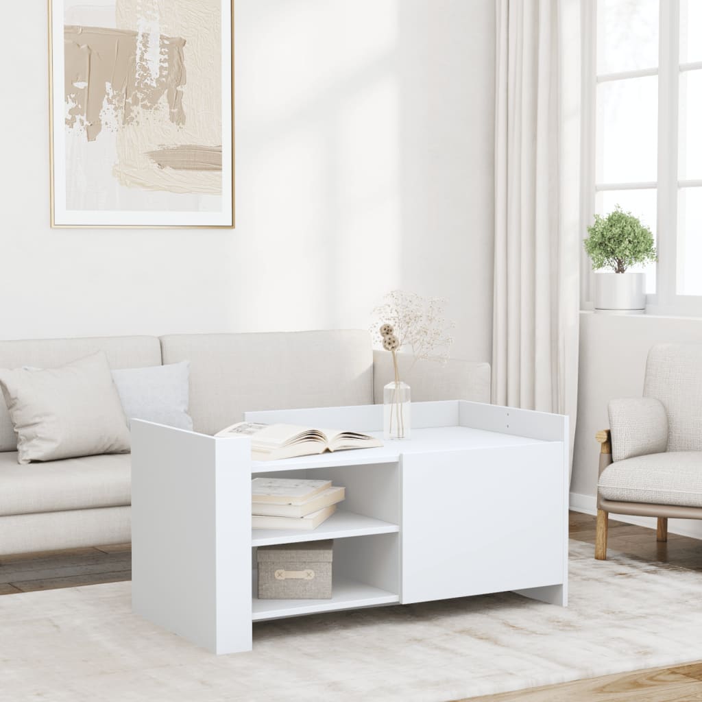 Coffee Table 80X50X50 Cm Engineered Wood