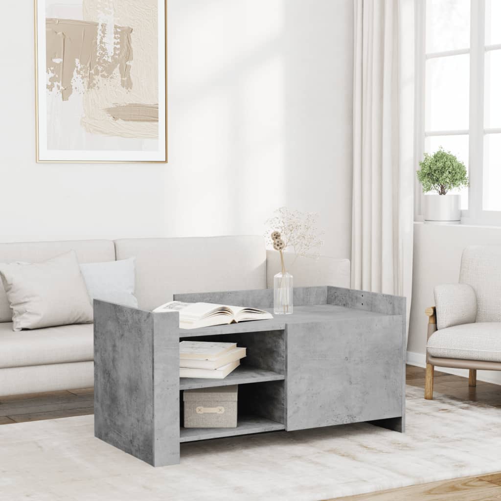 Coffee Table 80X50X50 Cm Engineered Wood