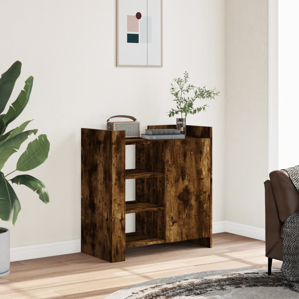 Sideboard 73.5X35X75 Cm Engineered Wood smoked oak grey sonoma 73.5 cm