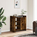 Sideboard 73.5X35X75 Cm Engineered Wood smoked oak grey sonoma 73.5 cm