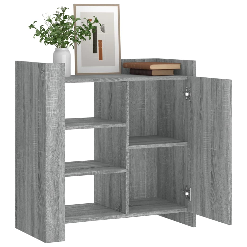 Sideboard 73.5X35X75 Cm Engineered Wood smoked oak grey sonoma 73.5 cm