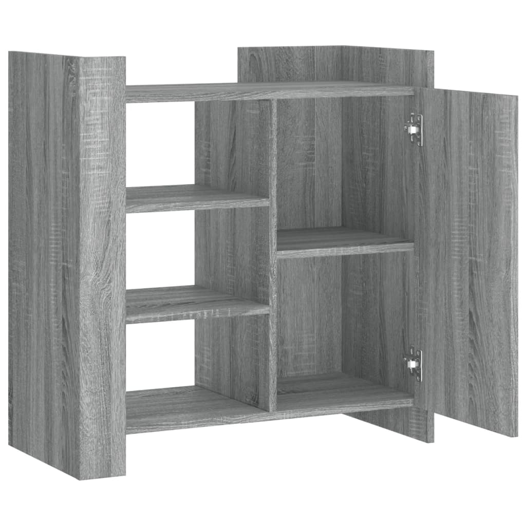 Sideboard 73.5X35X75 Cm Engineered Wood smoked oak grey sonoma 73.5 cm