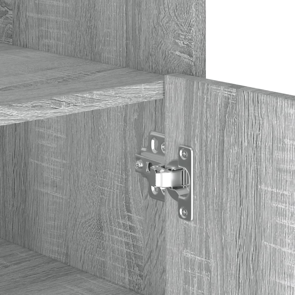 Sideboard 73.5X35X75 Cm Engineered Wood smoked oak grey sonoma 73.5 cm