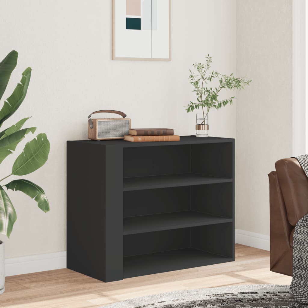 Wall Cabinet 75X35X60 Cm Engineered Wood