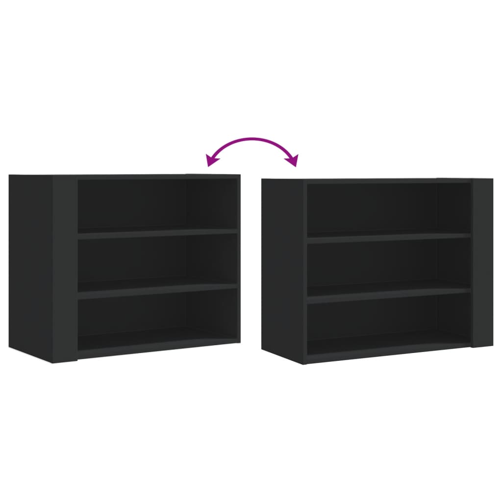 Wall Cabinet 75X35X60 Cm Engineered Wood