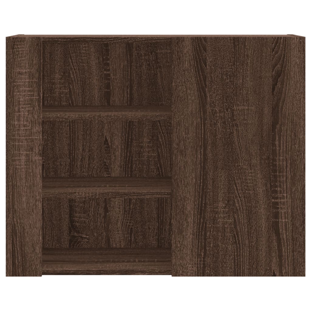 Wall Cabinet 75X35X60 Cm Engineered Wood