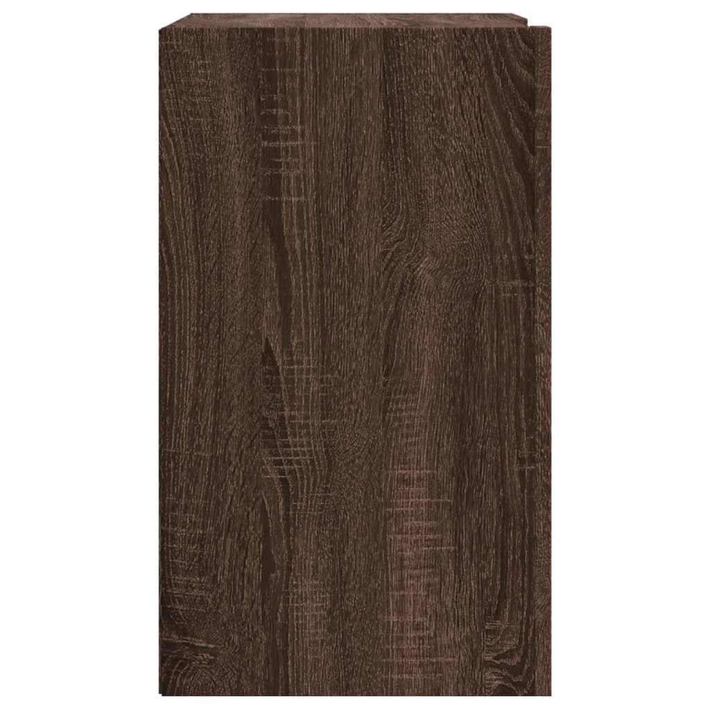 Wall Cabinet 75X35X60 Cm Engineered Wood