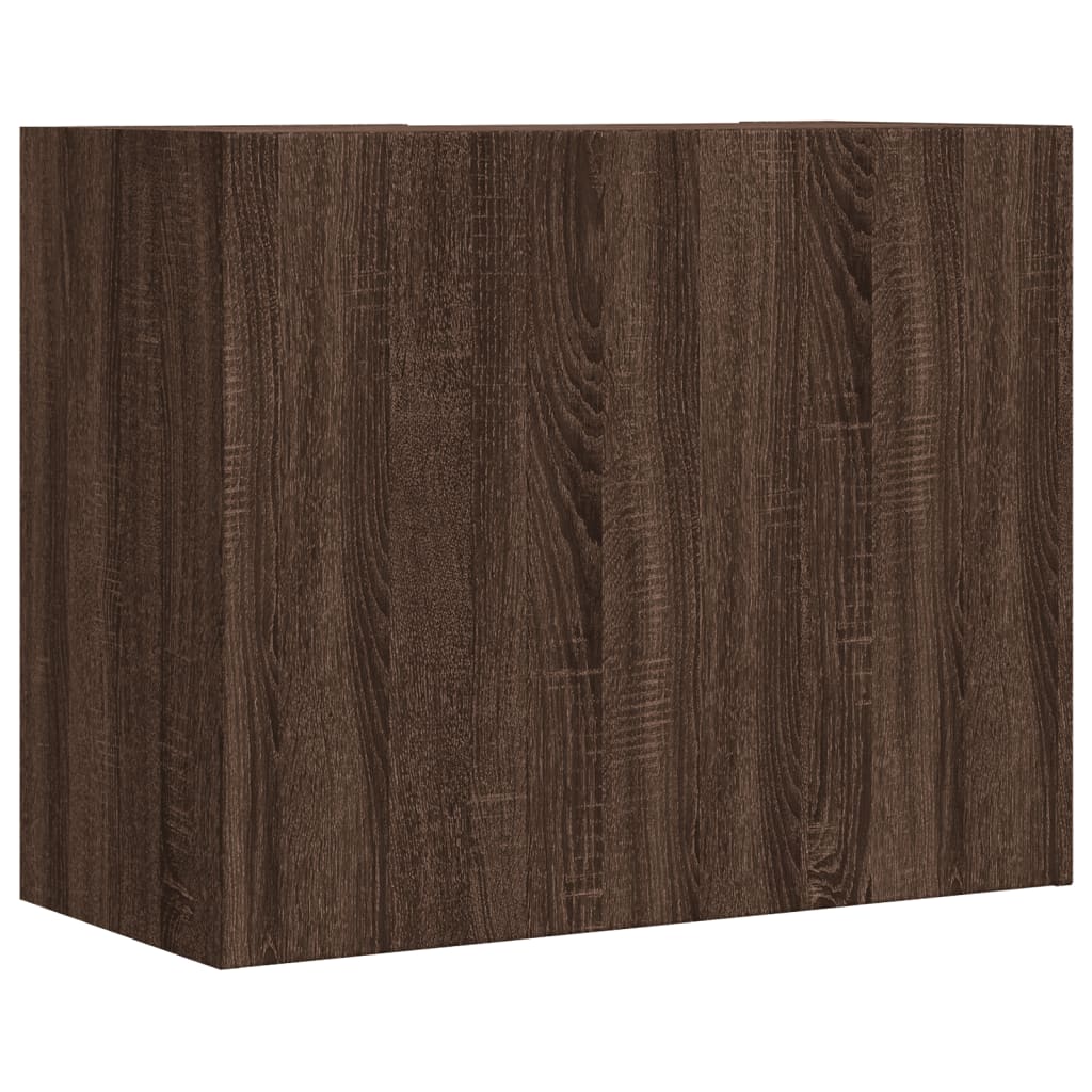 Wall Cabinet 75X35X60 Cm Engineered Wood