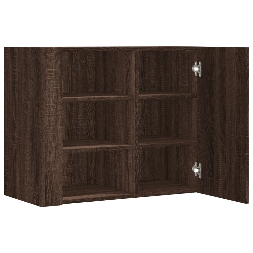 Wall Cabinet 75X35X60 Cm Engineered Wood
