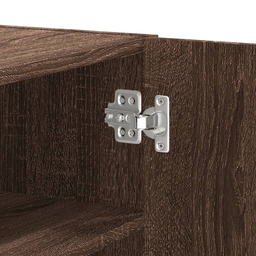 Wall Cabinet 75X35X60 Cm Engineered Wood