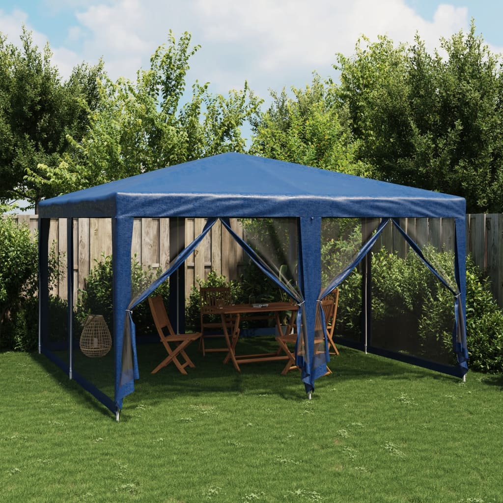Party Tent With 10 Mesh Sidewalls Hdpe