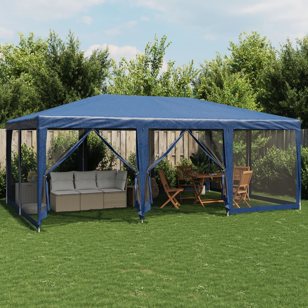 Party Tent With 10 Mesh Sidewalls Hdpe