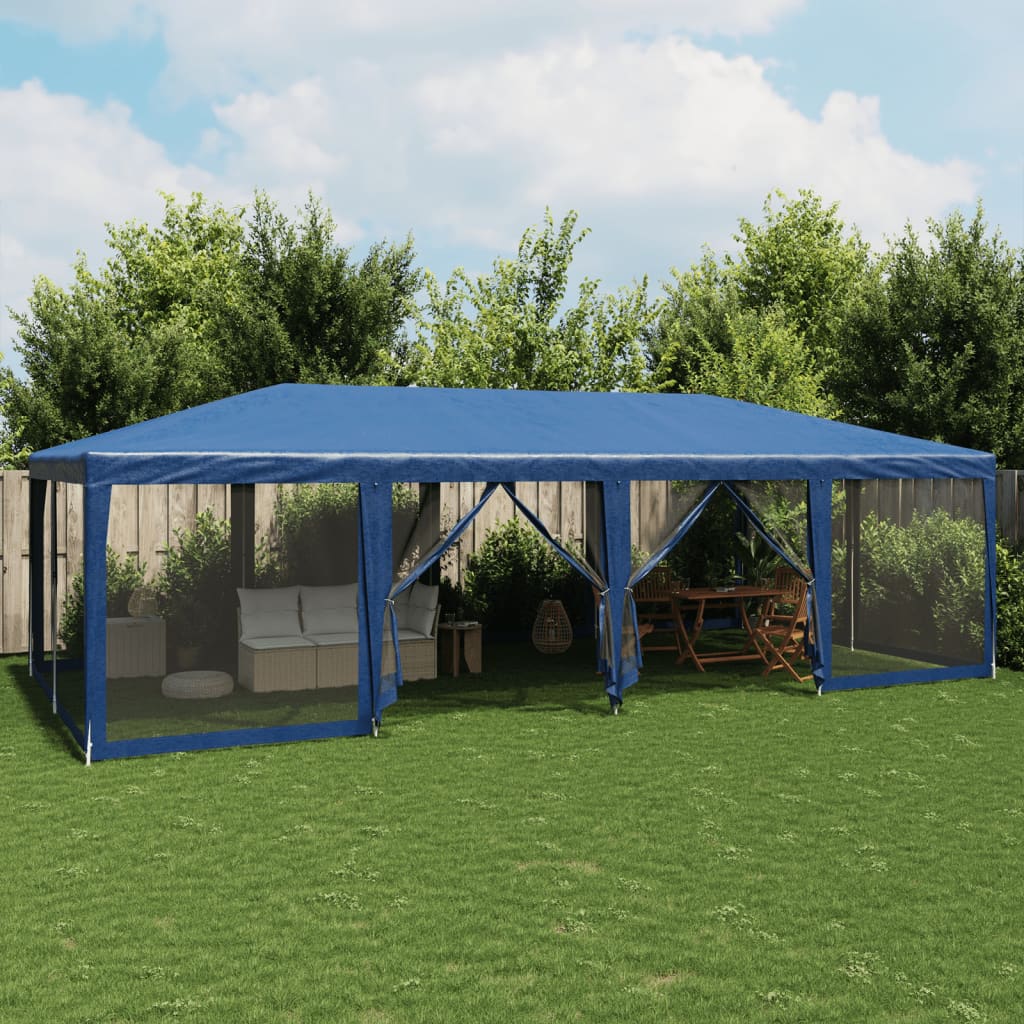 Party Tent With 10 Mesh Sidewalls Hdpe