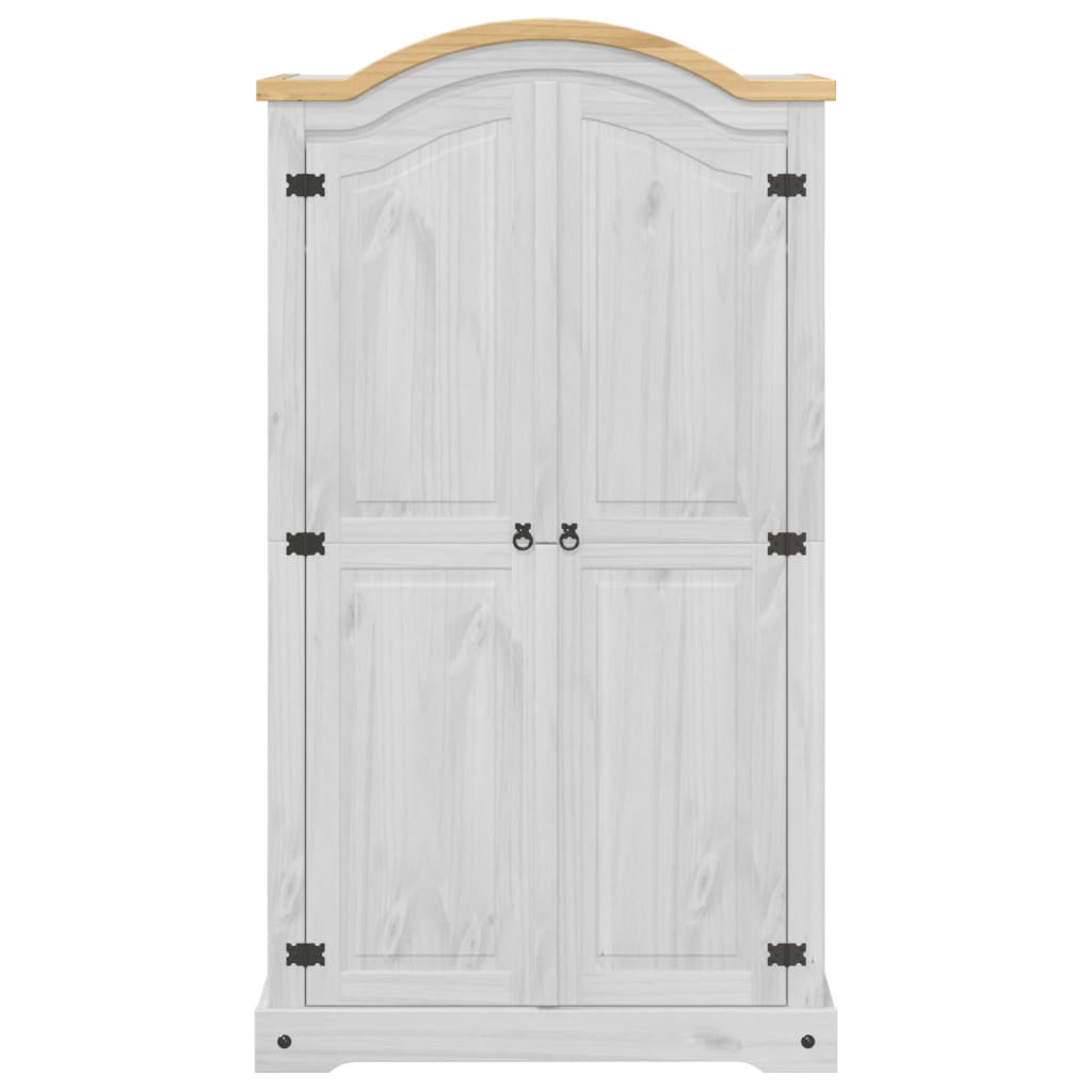 Wardrobe Corona 102X52X186 Cm Solid Wood Pine