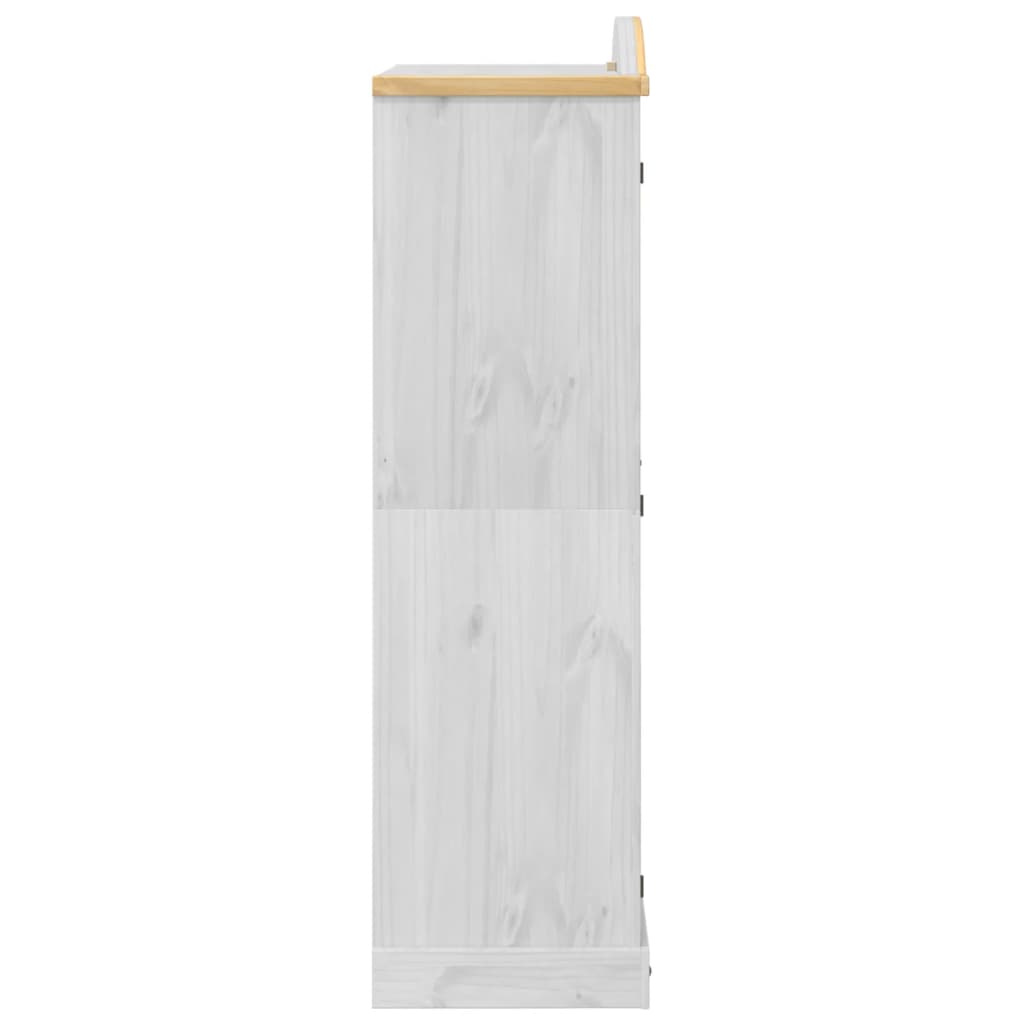 Wardrobe Corona 102X52X186 Cm Solid Wood Pine