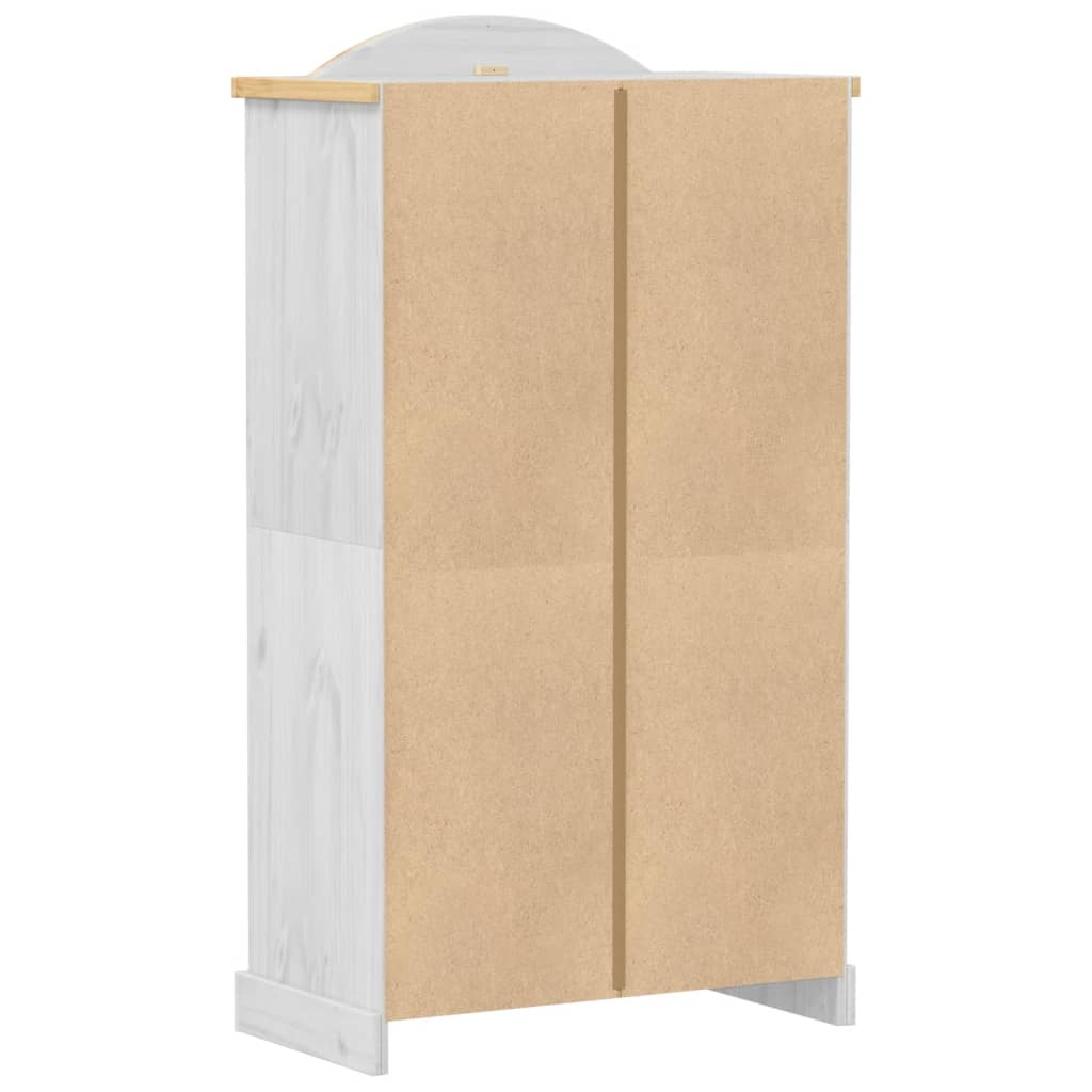Wardrobe Corona 102X52X186 Cm Solid Wood Pine