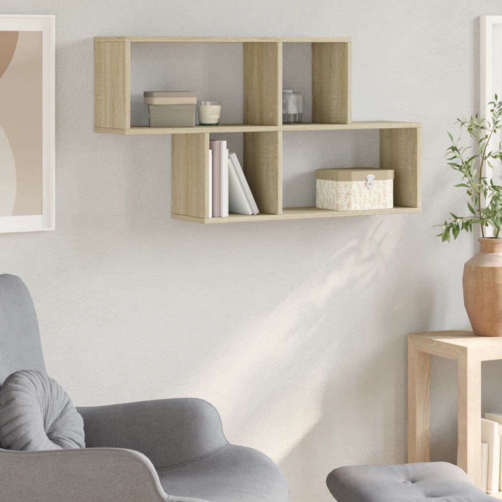 Wall Shelf 100X20X53 Cm Engineered Wood