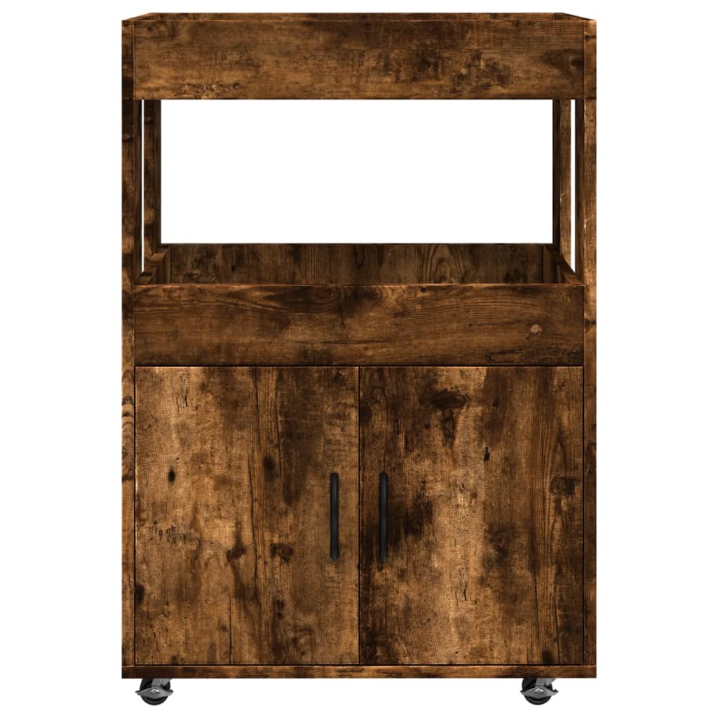 Bar Cart 60X39.5X89 Cm Engineered Wood
