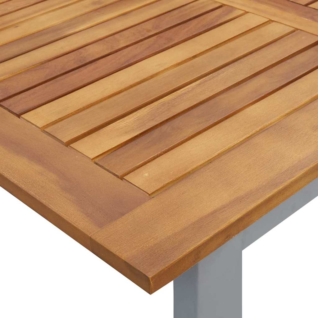 Garden Dining Set 9 Pcs Solid Acacia Wood
