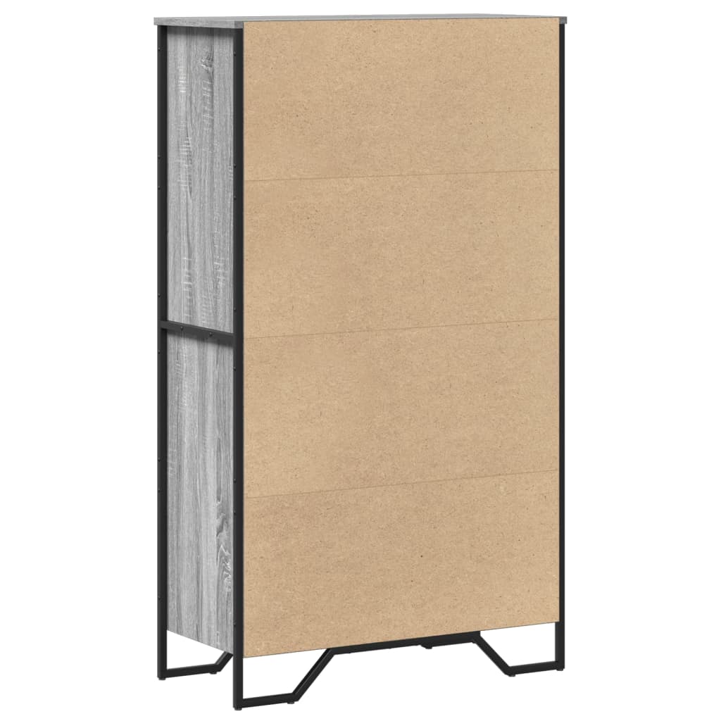 Highboard 79.5X35.5X137.5 Cm Engineered Wood