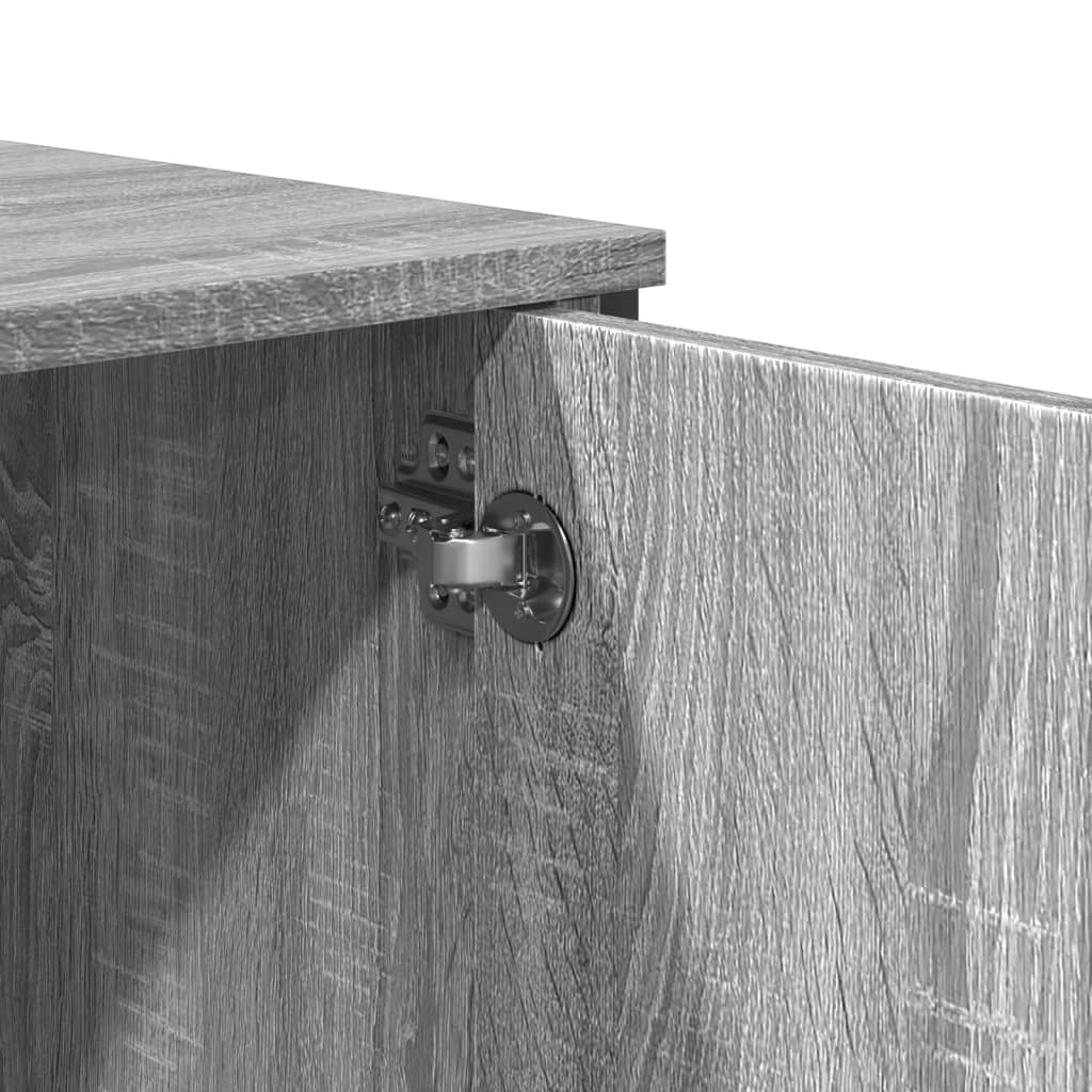 Highboard 79.5X35.5X137.5 Cm Engineered Wood