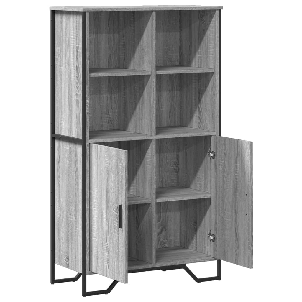 Highboard 79.5X35.5X137.5 Cm Engineered Wood