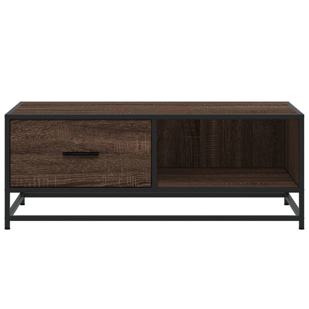 Coffee Table 90X57X35 Cm Engineered Wood And Metal