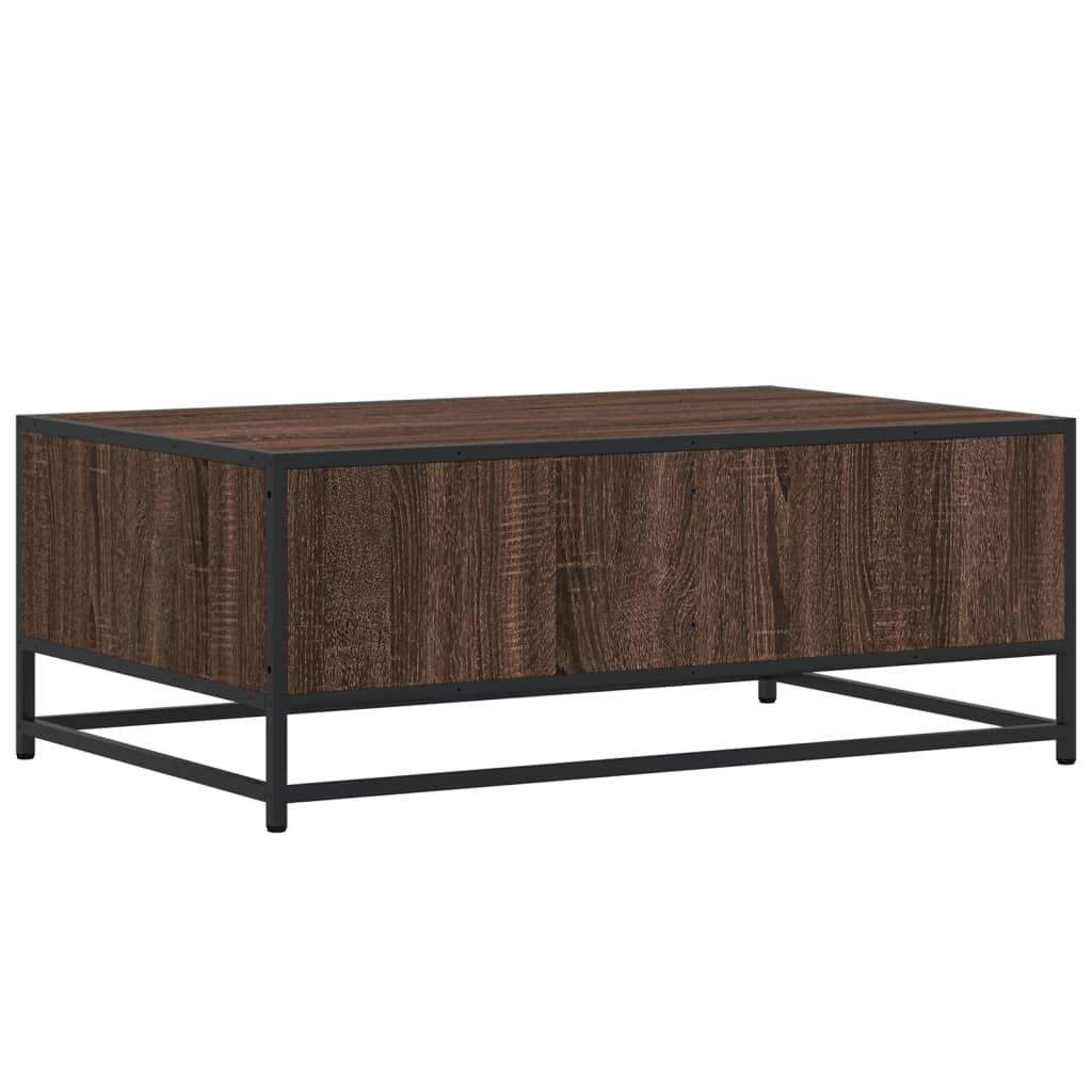 Coffee Table 90X57X35 Cm Engineered Wood And Metal