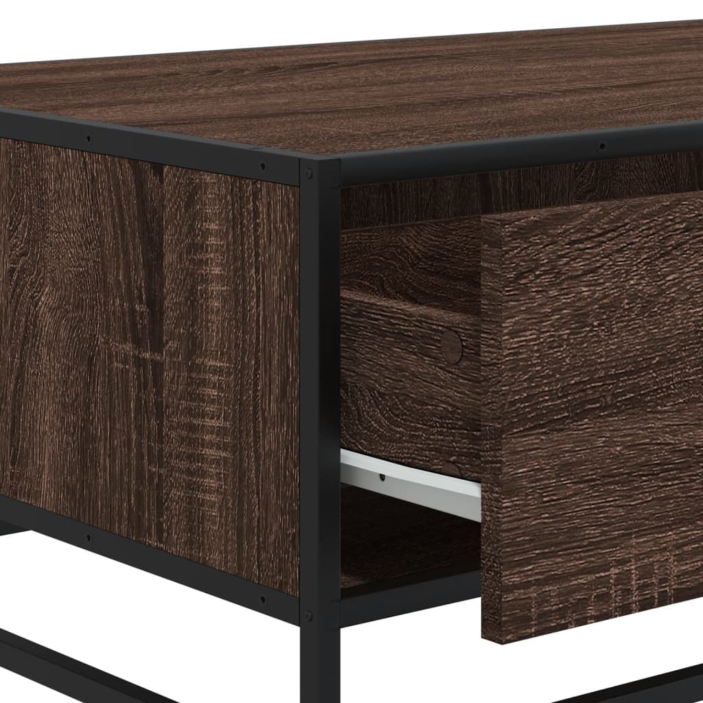 Coffee Table 90X57X35 Cm Engineered Wood And Metal