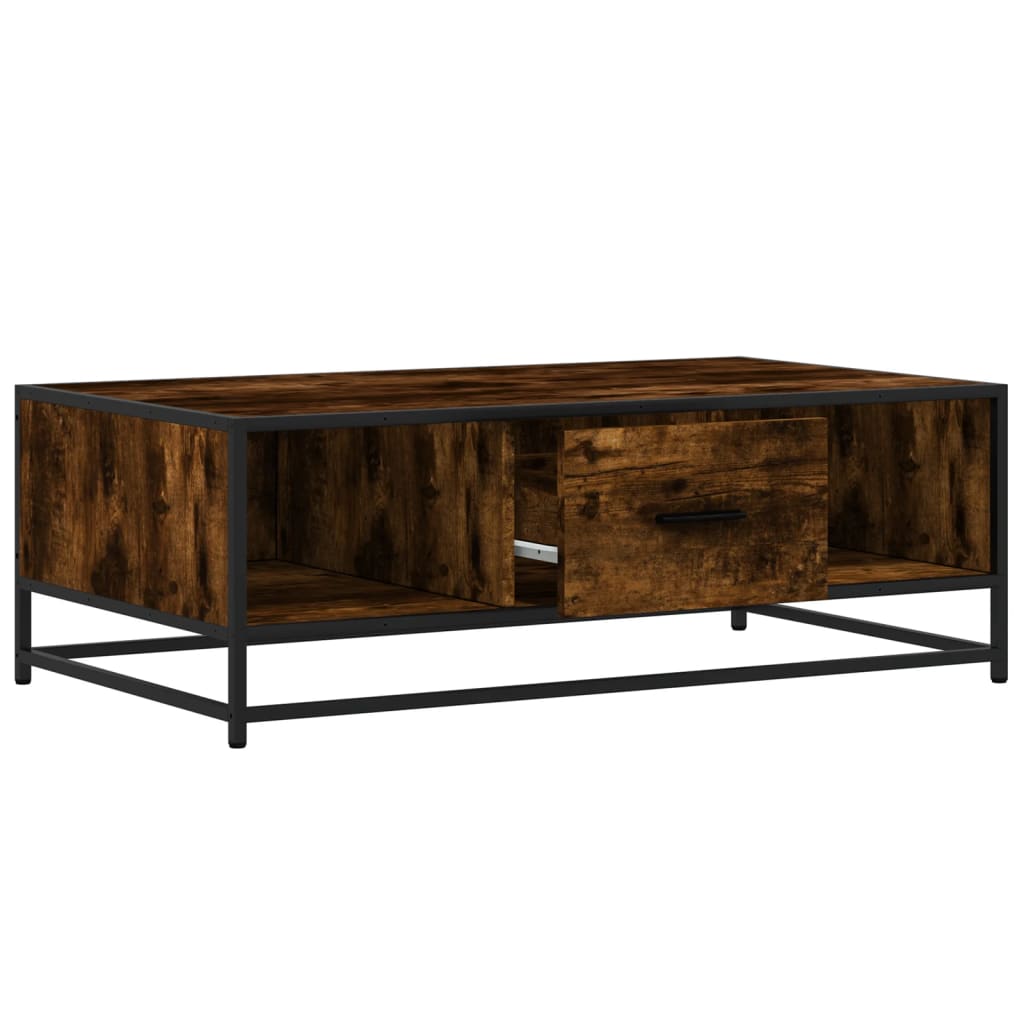 Coffee Table 100X57X35 Cm Engineered Wood And Metal