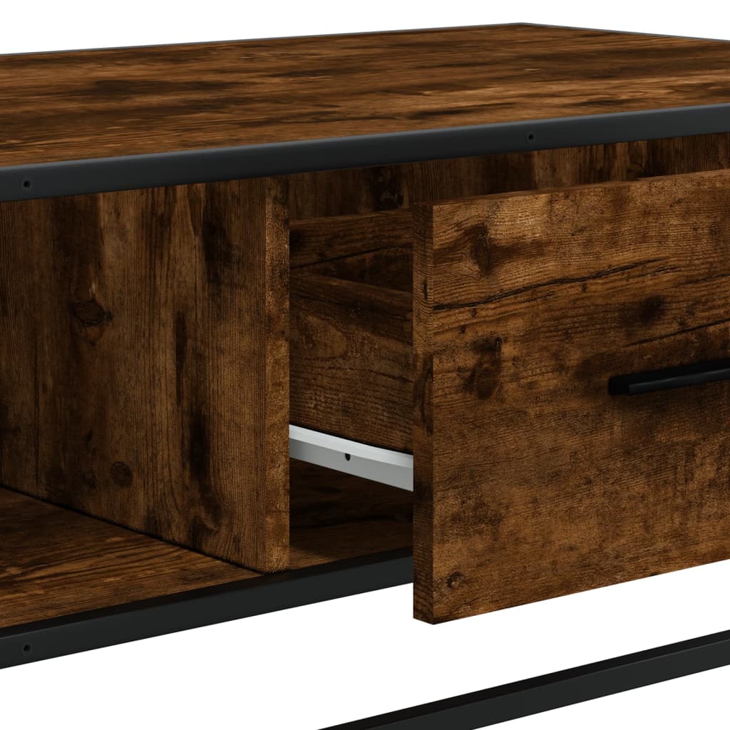 Coffee Table 100X57X35 Cm Engineered Wood And Metal