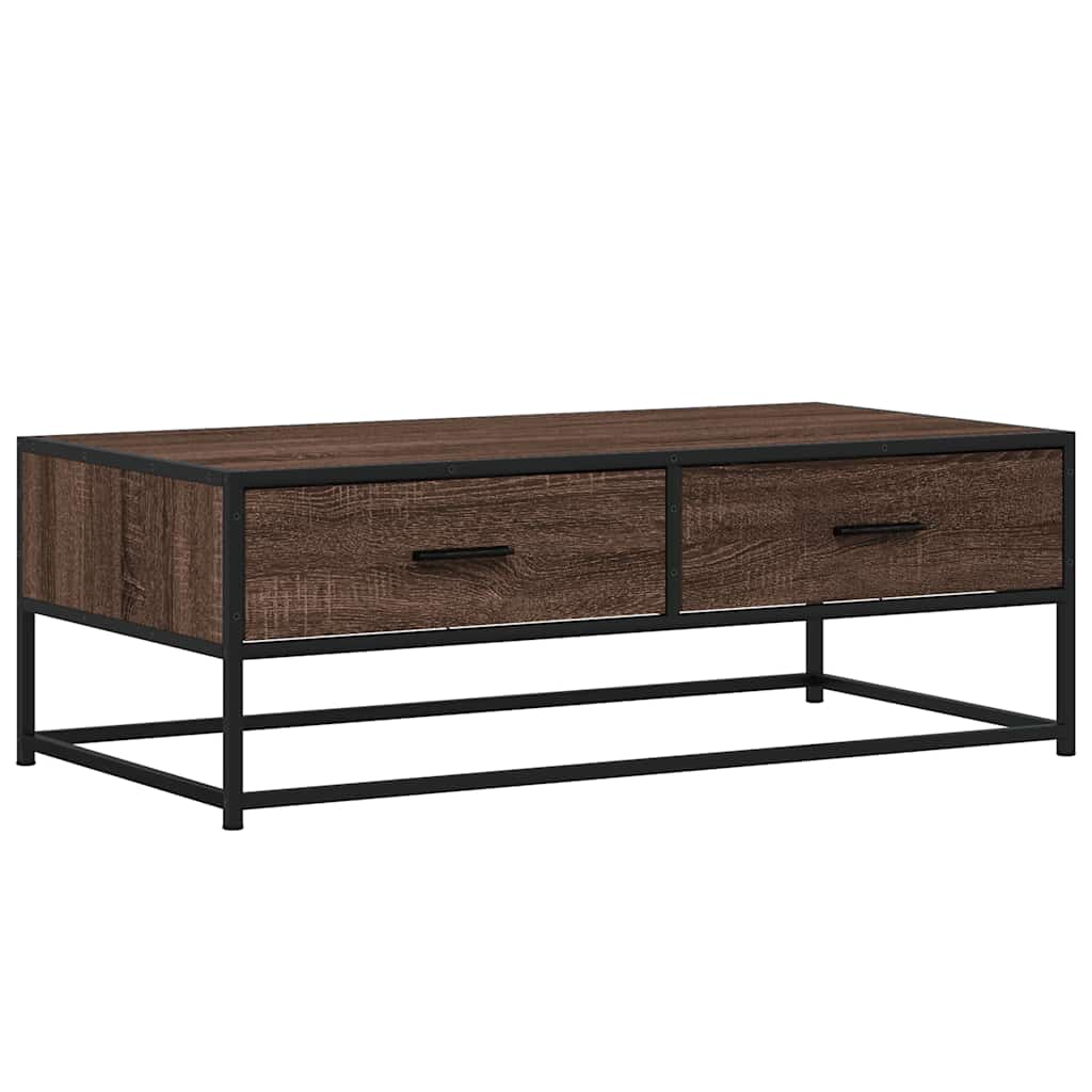 Coffee Table 100X50X35 Cm Engineered Wood And Metal
