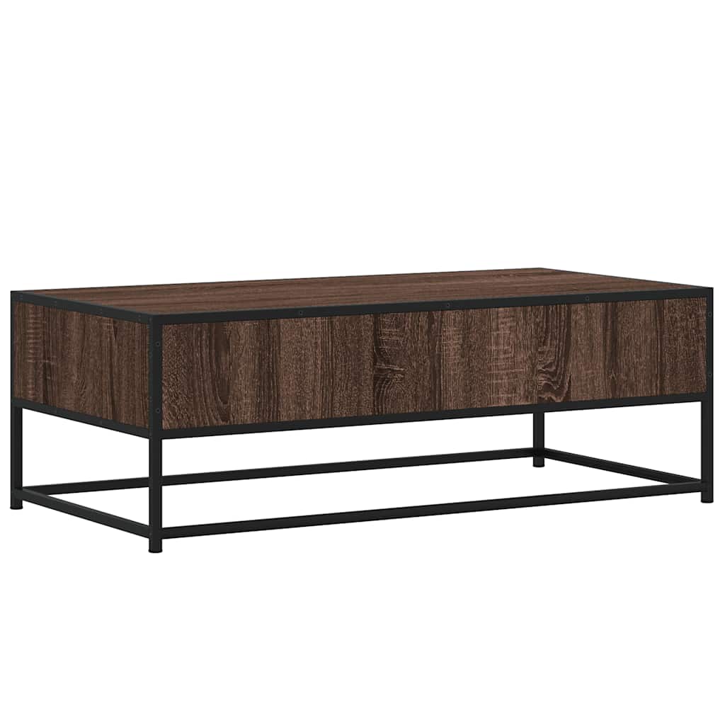 Coffee Table 100X50X35 Cm Engineered Wood And Metal