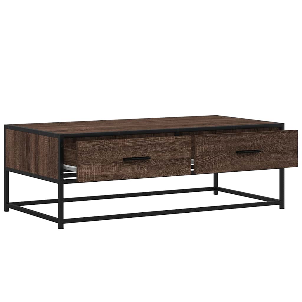 Coffee Table 100X50X35 Cm Engineered Wood And Metal