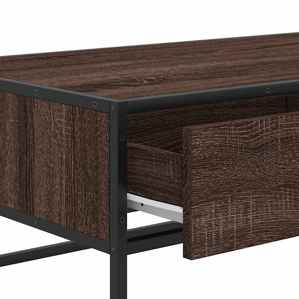 Coffee Table 100X50X35 Cm Engineered Wood And Metal