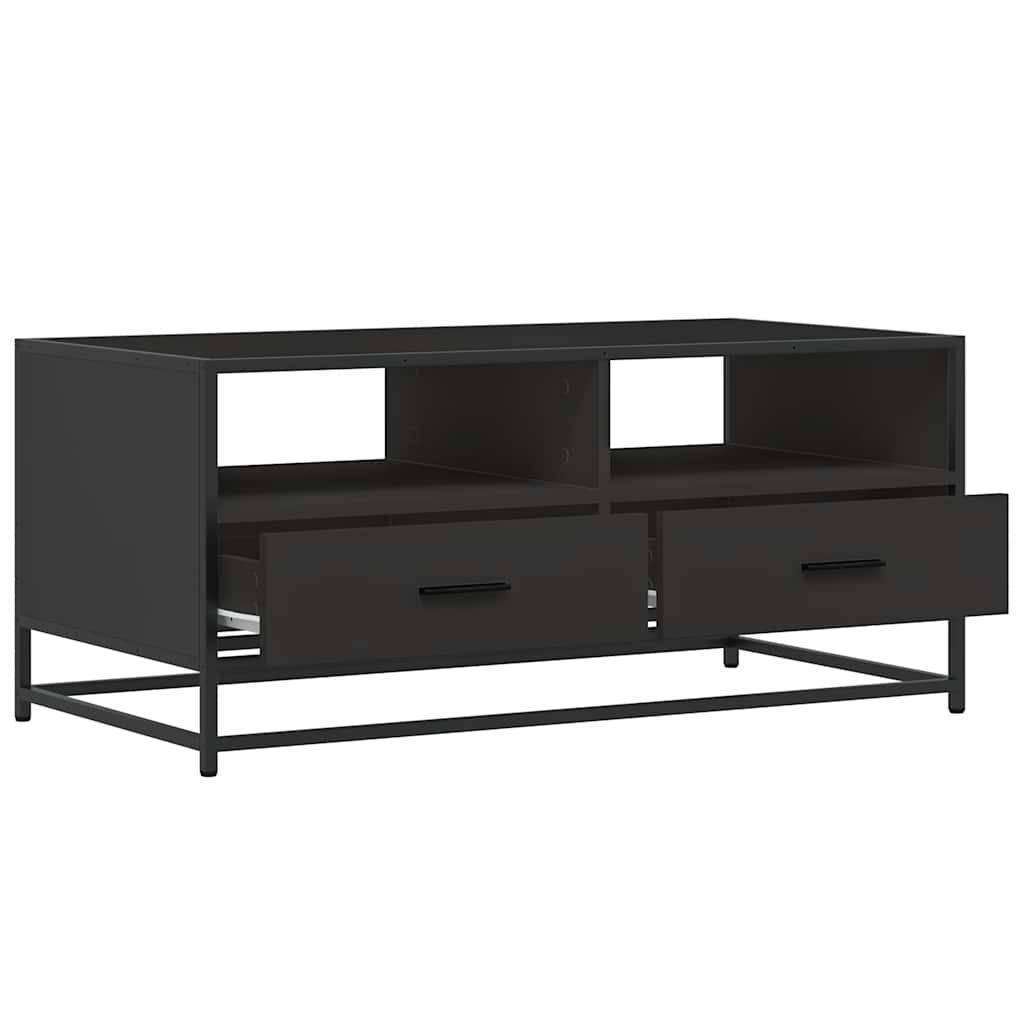 Coffee Table 100X50X45 Cm Engineered Wood And Metal