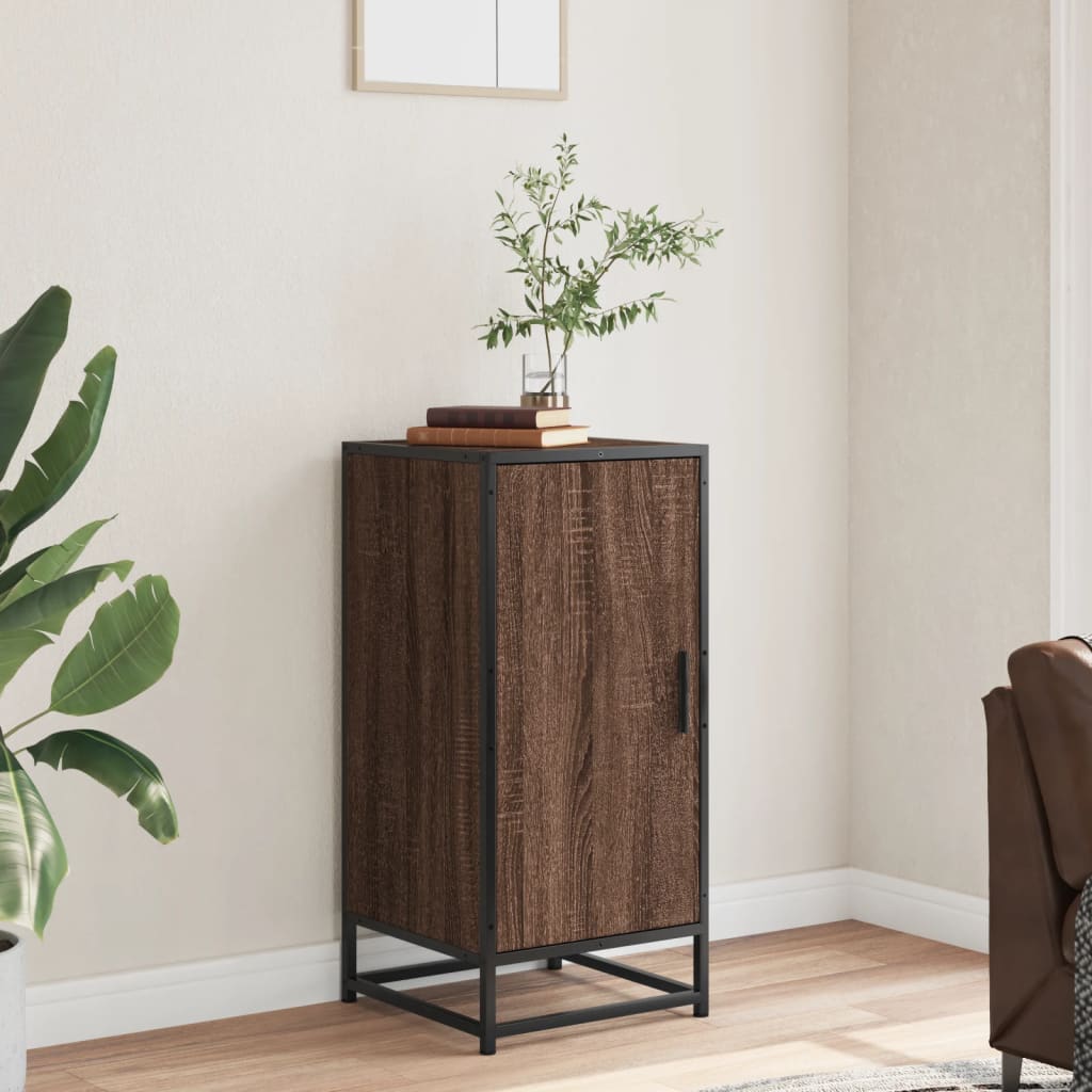 Sideboard 35.5X35X76 Cm Engineered Wood And Metal