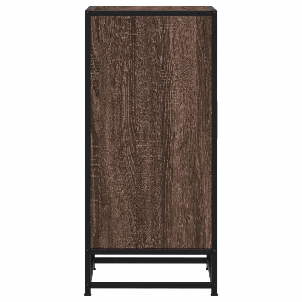 Sideboard 35.5X35X76 Cm Engineered Wood And Metal