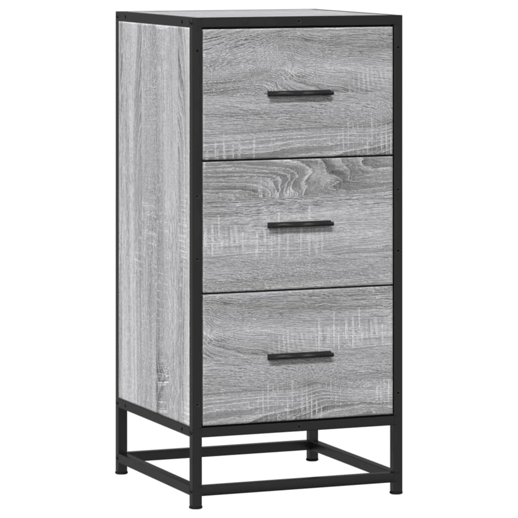 Sideboard 35.5X35X76 Cm Engineered Wood And Metal