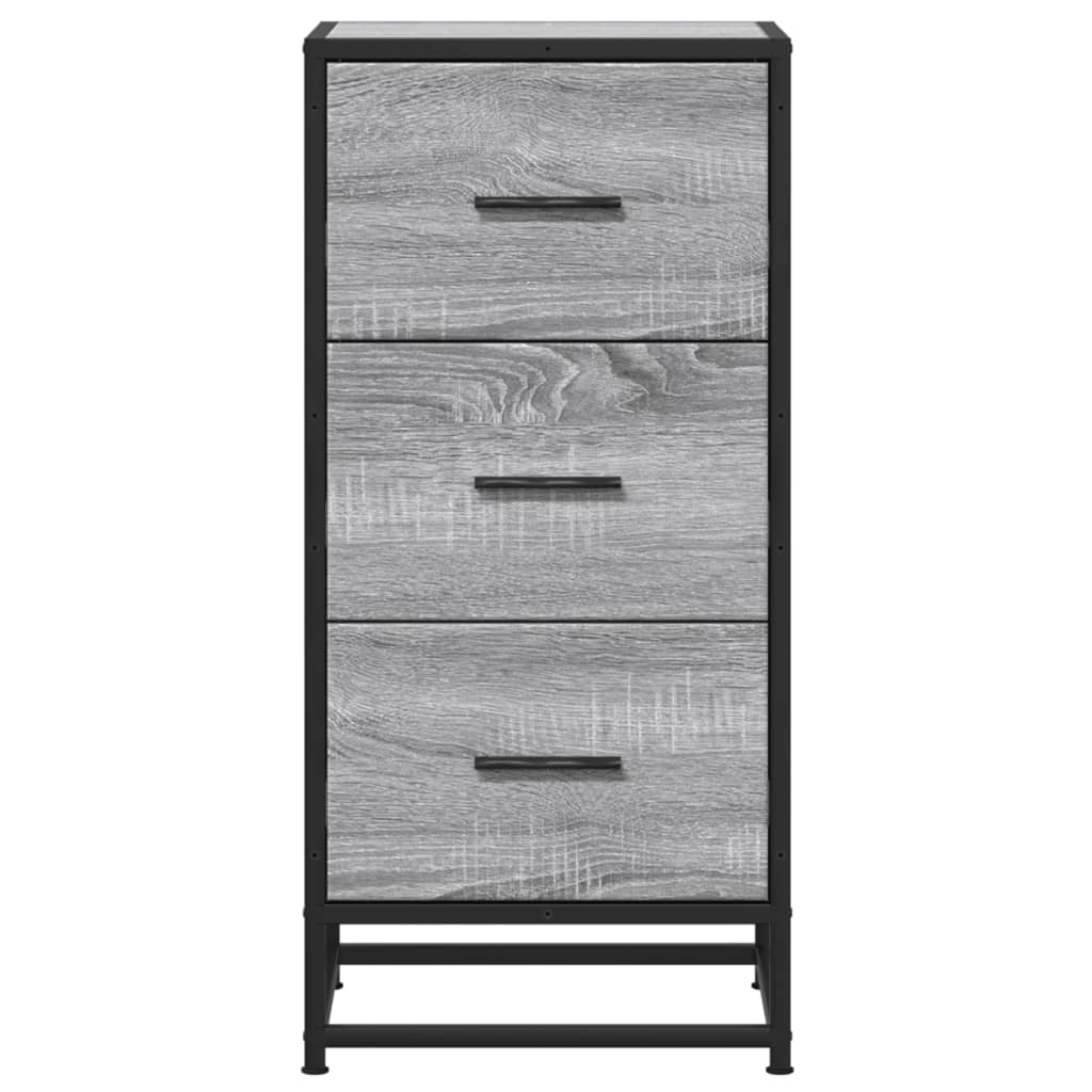Sideboard 35.5X35X76 Cm Engineered Wood And Metal