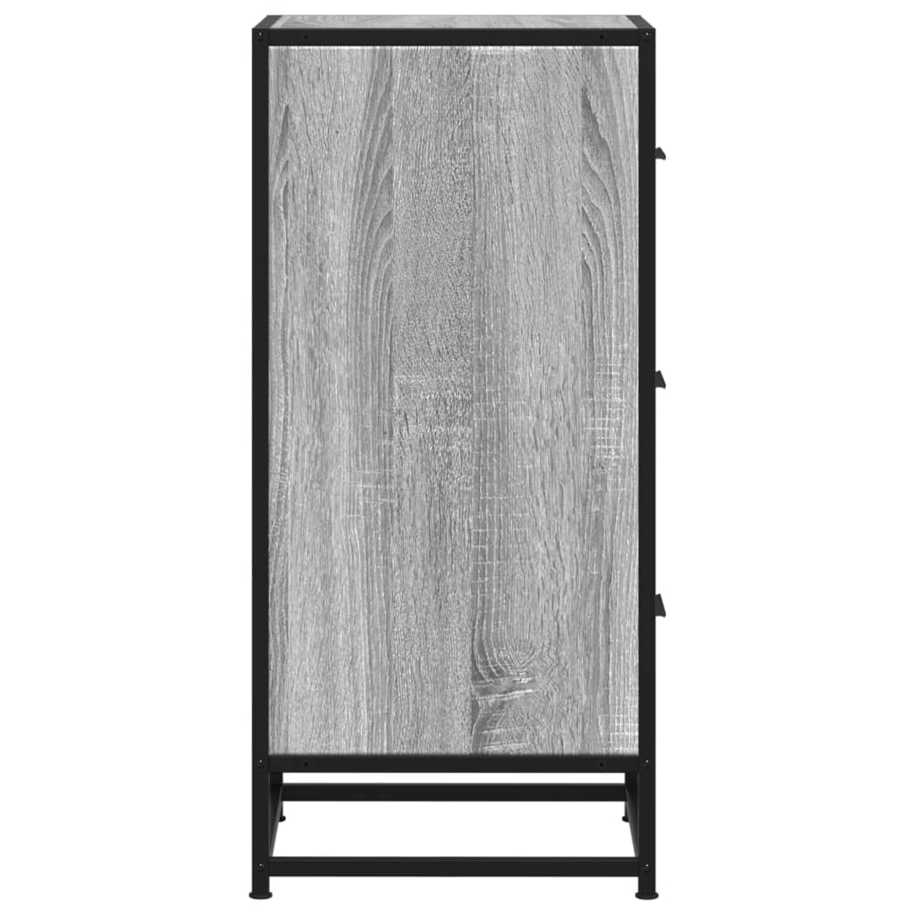 Sideboard 35.5X35X76 Cm Engineered Wood And Metal