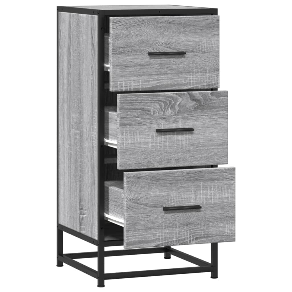 Sideboard 35.5X35X76 Cm Engineered Wood And Metal