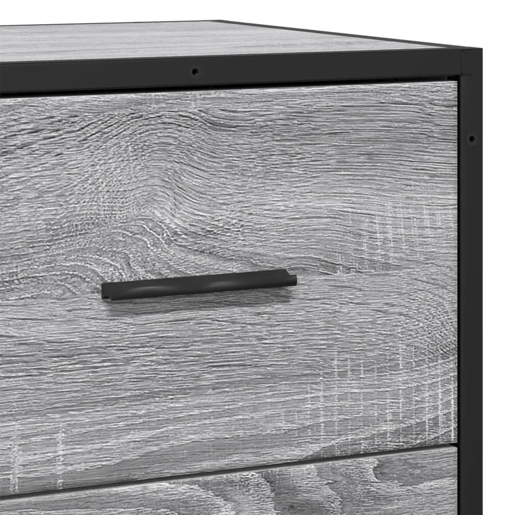 Sideboard 35.5X35X76 Cm Engineered Wood And Metal