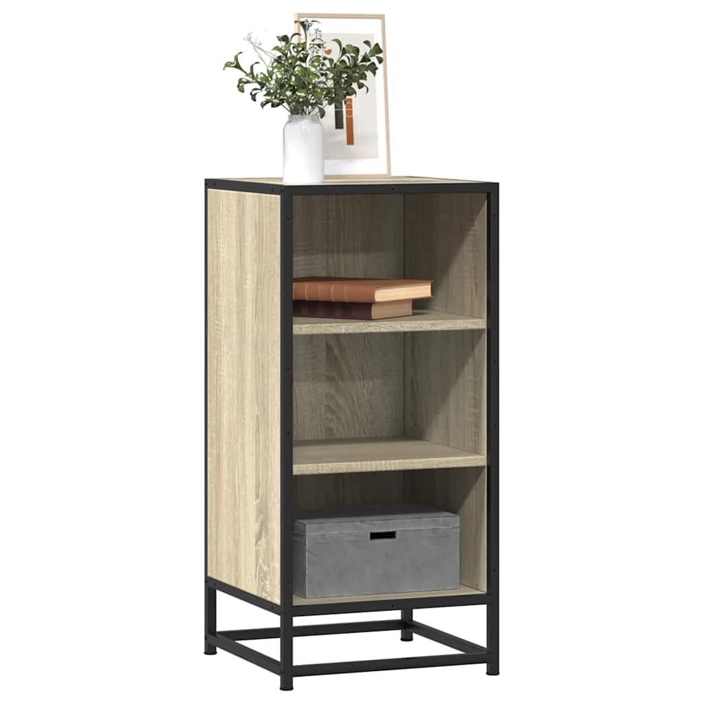 Sideboard 35.5X35X76 Cm Engineered Wood And Metal