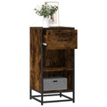Sideboard 35.5X35X76 Cm Engineered Wood And Metal