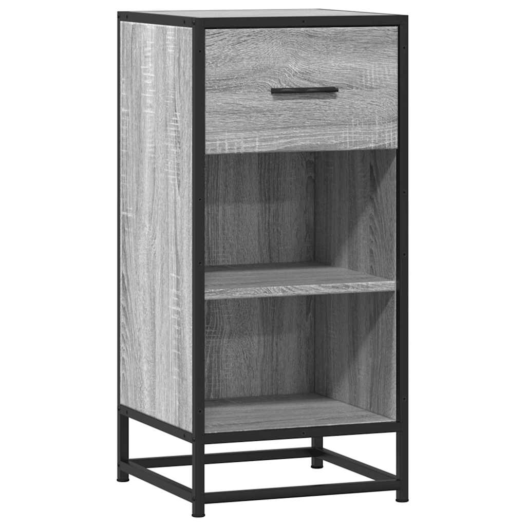 Sideboard 35.5X35X76 Cm Engineered Wood And Metal
