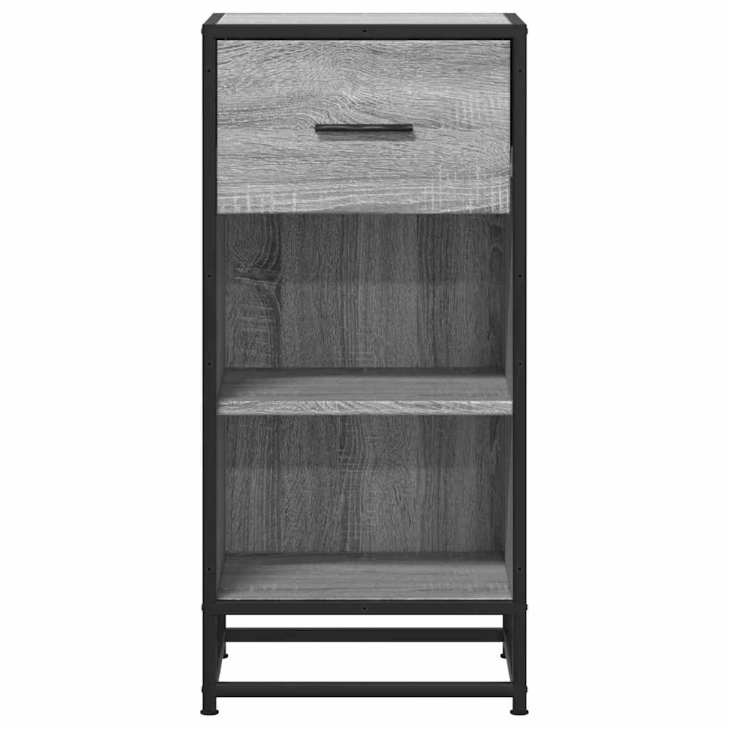 Sideboard 35.5X35X76 Cm Engineered Wood And Metal