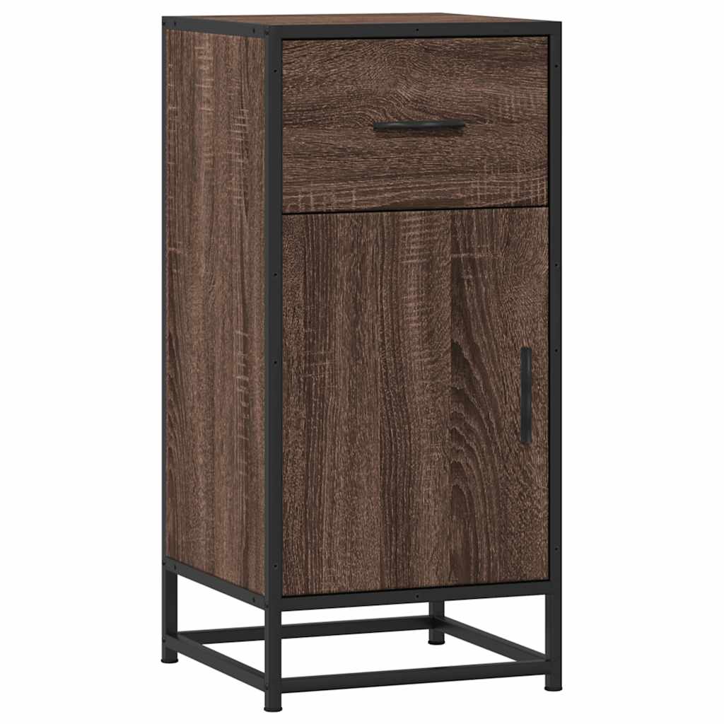 Sideboard 35.5X35X76 Cm Engineered Wood And Metal